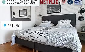 Le Parisien T1Antony-Berny by Beds4Wanderlust - 35m2 avec Balcon - Aéroport Orly 5miles - Train Station RER B ORLYVAL 1mile